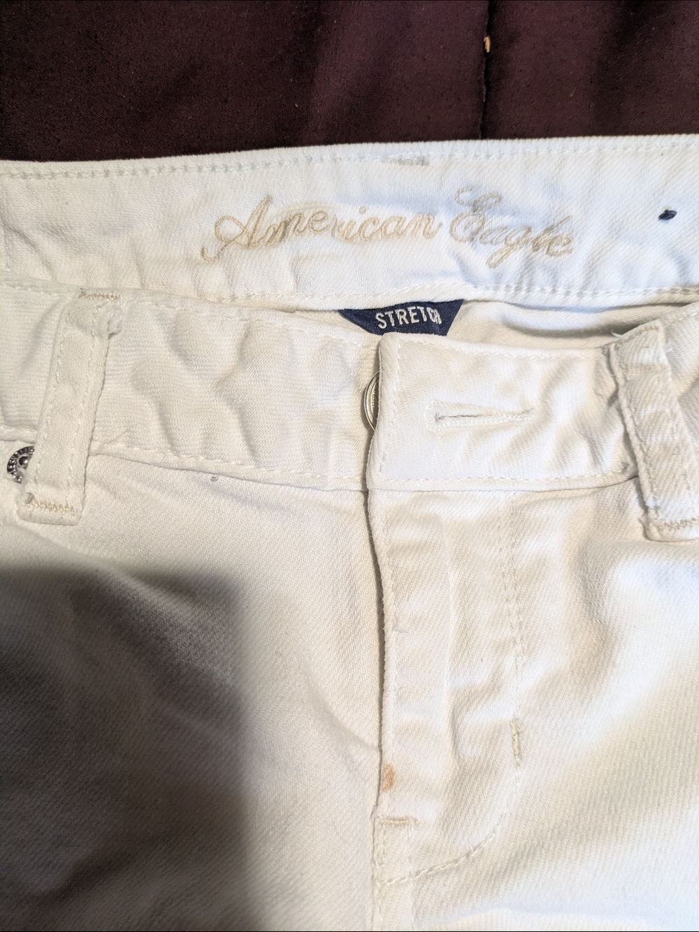 ✨ American Eagle Distressed White Denim Shorts - Picture 4 of 11